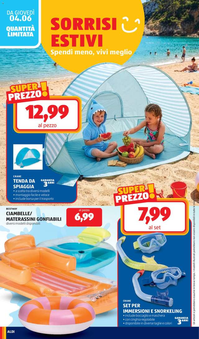 Nuovo volantino Aldi dal 01/06
