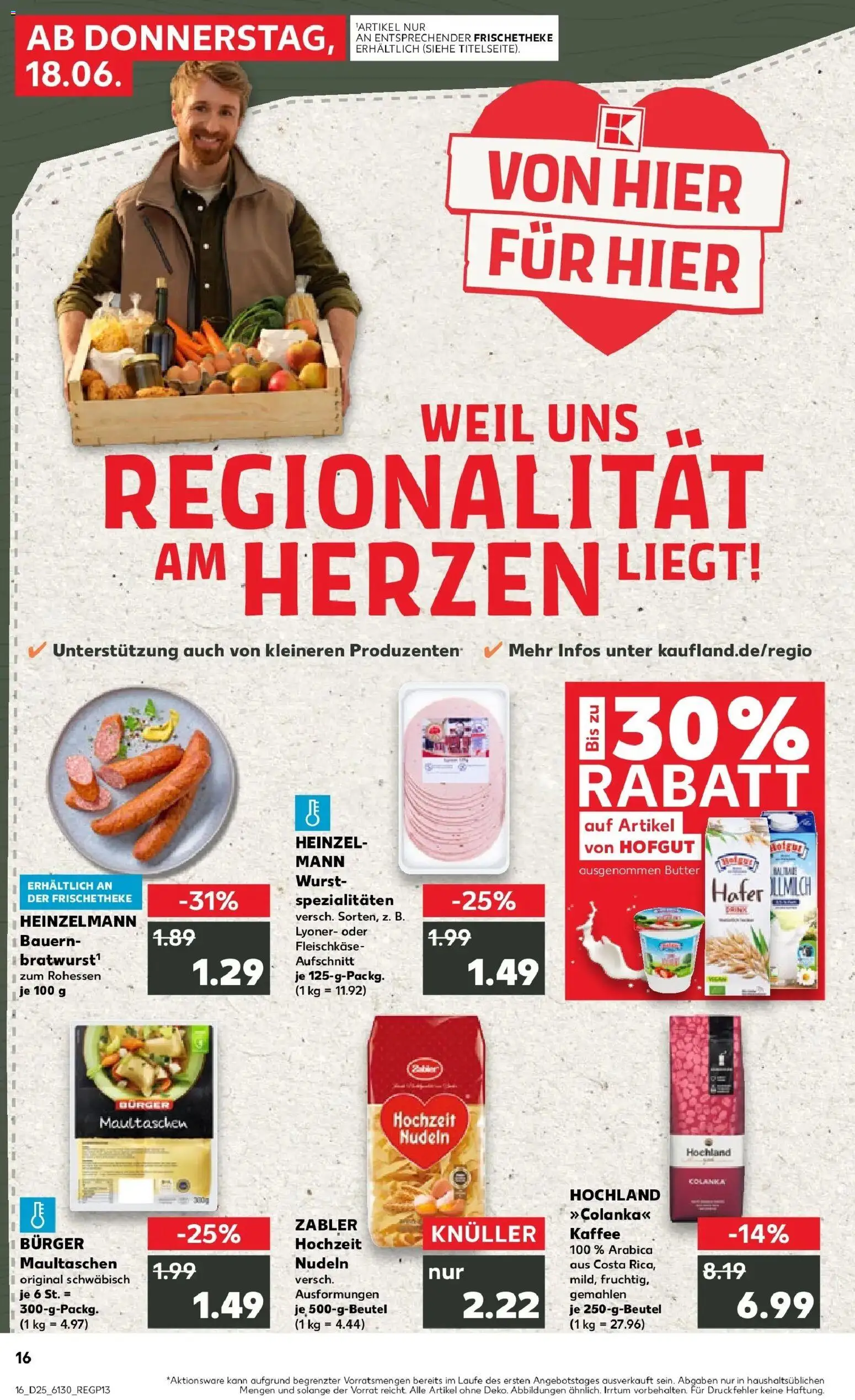 Vorschau von dem Prospekt des Geschäftes Kaufland, gültig ab dem 18.06.2026