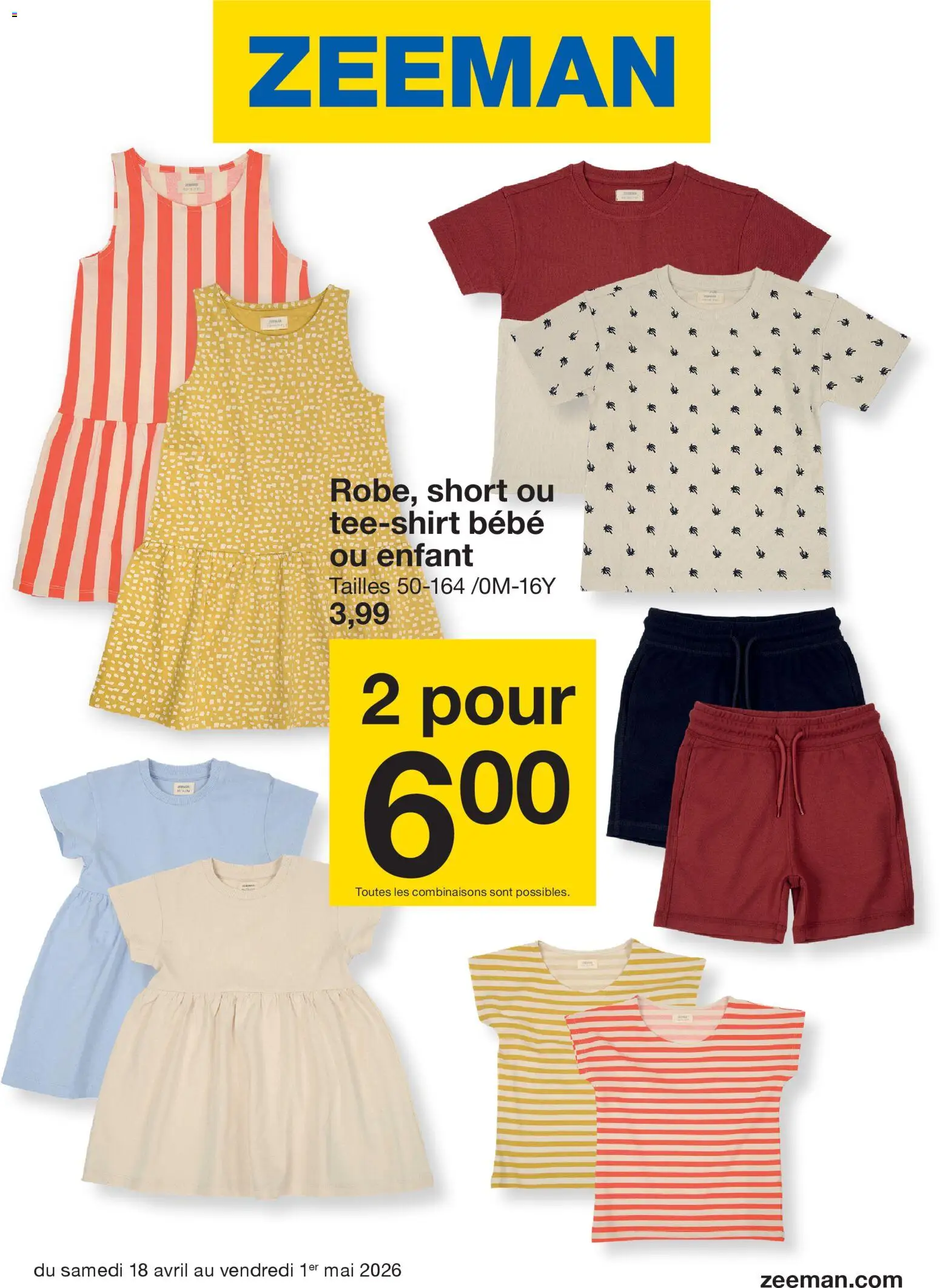 Prévisualisation de Catalogue Zeeman Printemps du magasin Zeeman formulaire valide 18/04/2026 - Short