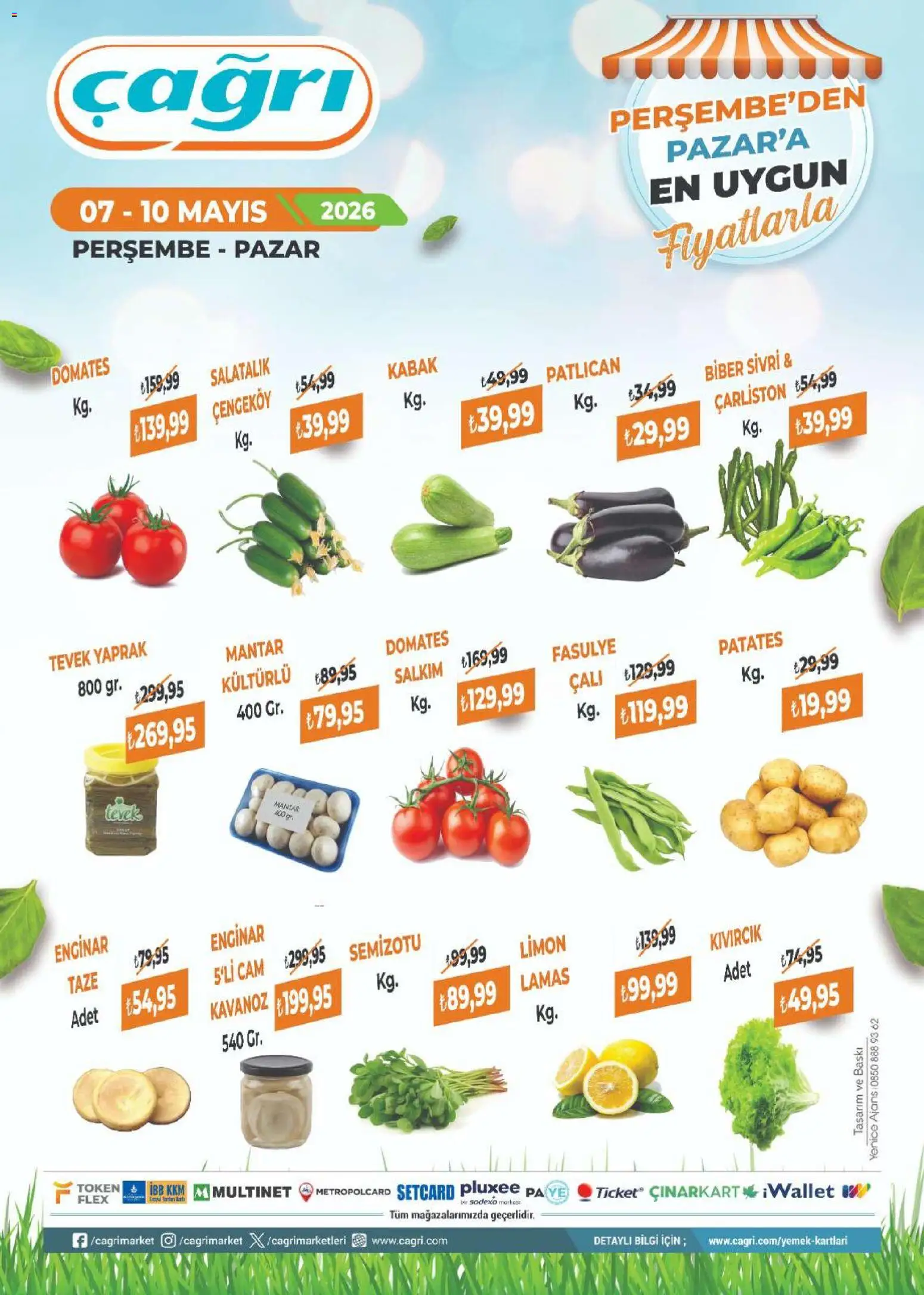 Çağrı Market Çağrı Market - Manav Katalog 07.05.2026 - Broşürünün önizlemesi