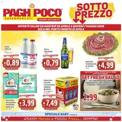 Anteprima dell'opuscolo Paghi Poco volantino dal negozio Paghi Poco valido da 28/04/2026