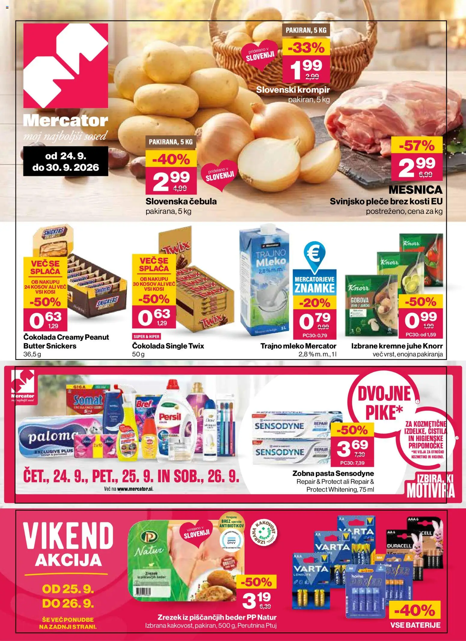 Predogled kataloga iz trgovine Mercator veljaven od 24.09.2026