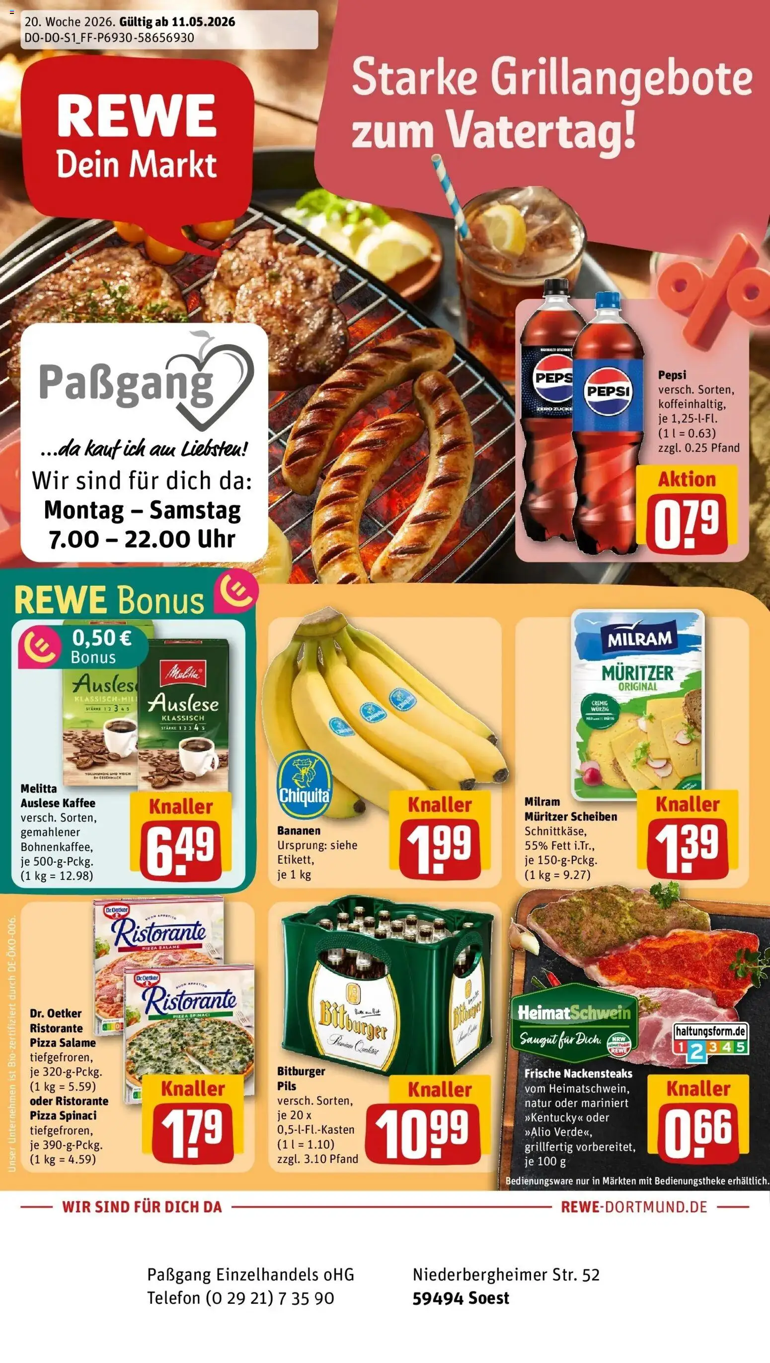 Vorschau von dem Prospekt des Geschäftes Rewe, gültig ab dem 10.05.2026