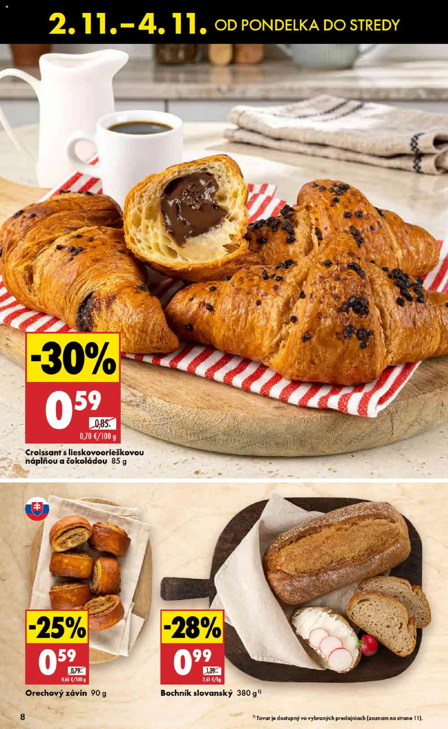 Náhľad Biedronka letáku platného od 02.11.2026 - Croissant, Závin
