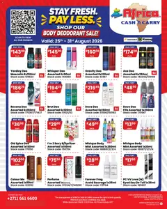Preview of Africa Cash & Carry flyer valid from 25/08/2026