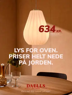 Eksempel på tilbudsavis Daells Bolighus - Lamper 2026 fra butik Daells Bolighus gyldig fra 10/09/2026
