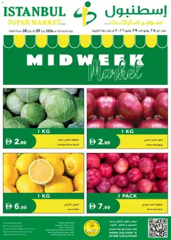 Preview of the catalogue Istanbul Supermarket catalogue midweek of store Istanbul Supermarket valid from 28 Jul, 2026