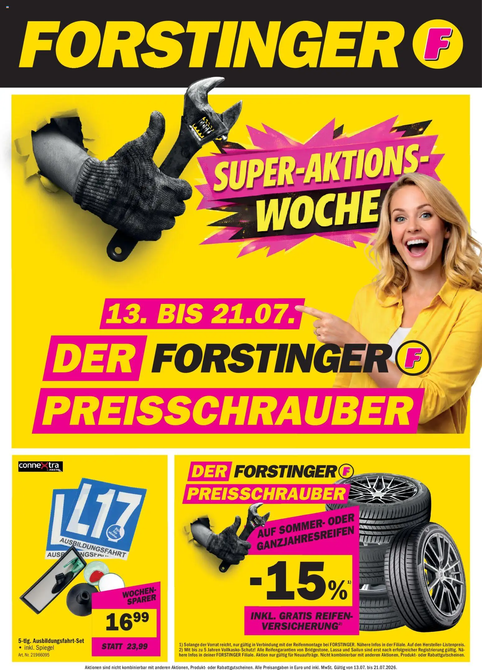 Vorschau der Angebote: Forstinger Forstinger Flugblatt gültig ab 13.07.2026