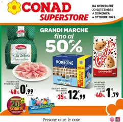 Anteprima dell'opuscolo Conad volantino Superstore Sicilia dal negozio Conad valido da 23/09/2026