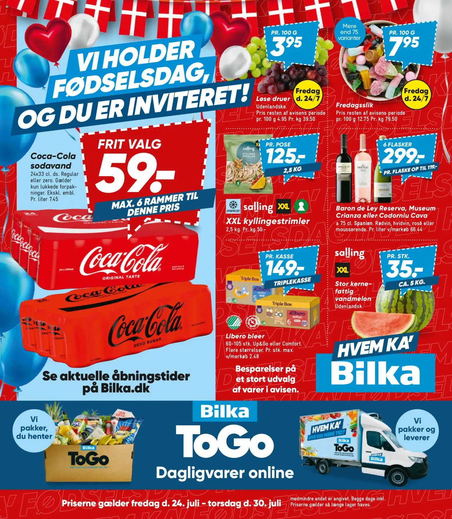 Eksempel på tilbudsavis Bilka - Tilbudsavis uge 31 fra butik Bilka gyldig fra 24/07/2026