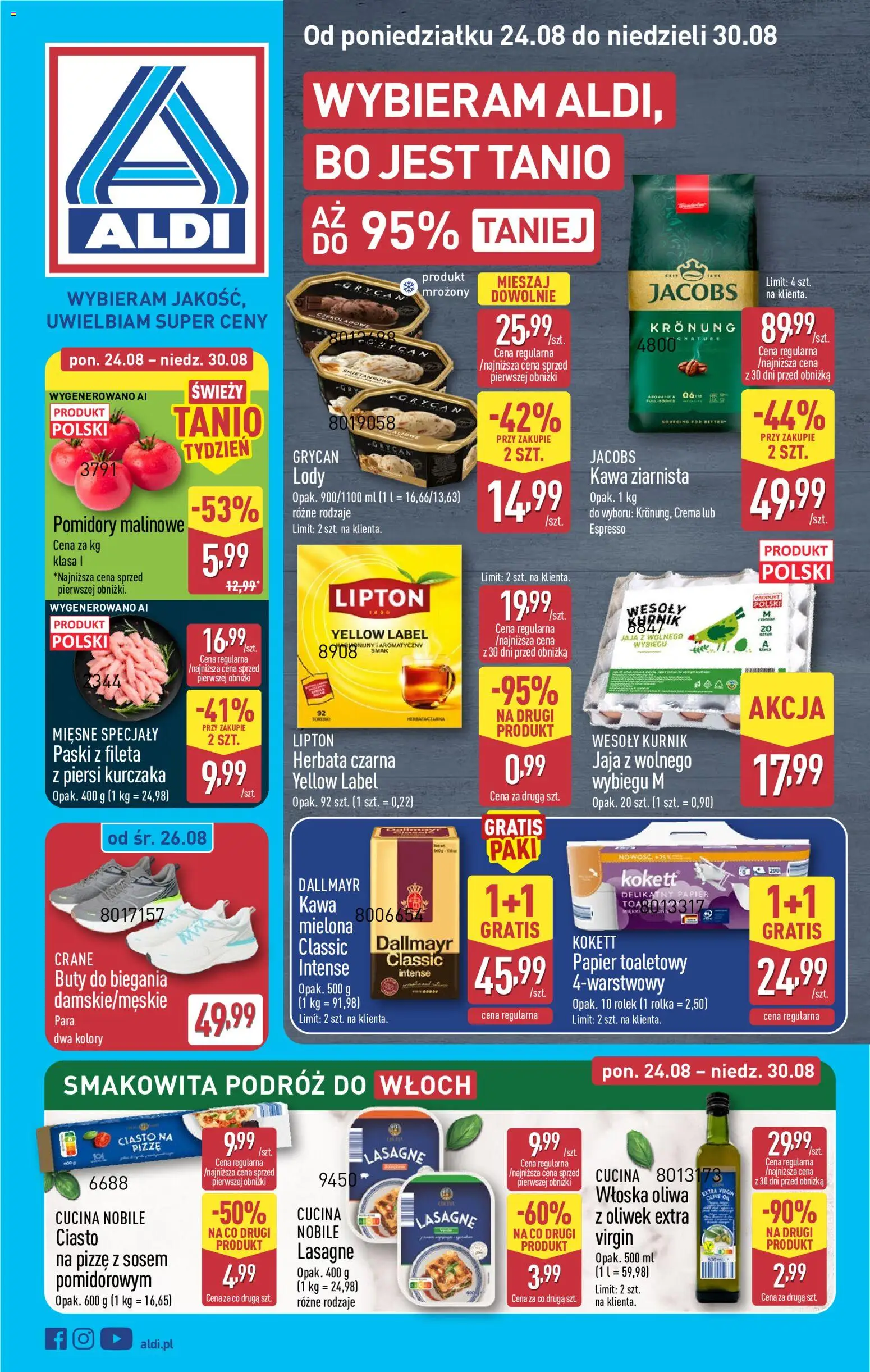 Pogląd gazetki "Aldi gazetka" ze sklepu Aldi ważnej od 24.08.2026