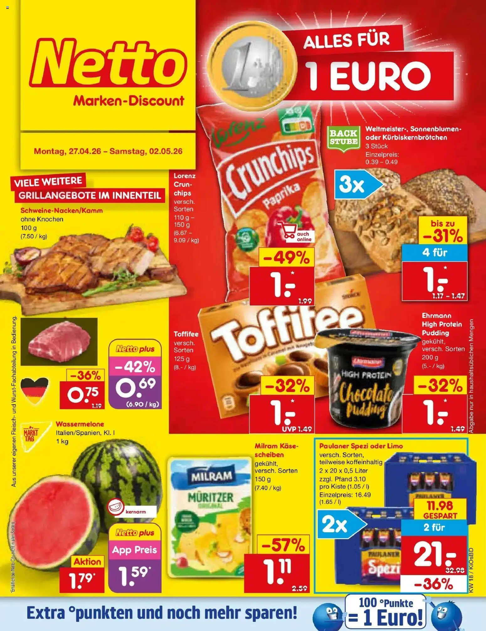 Vorschau von dem Prospekt des Geschäftes Netto Marken-Discount, gültig ab dem 27.04.2026