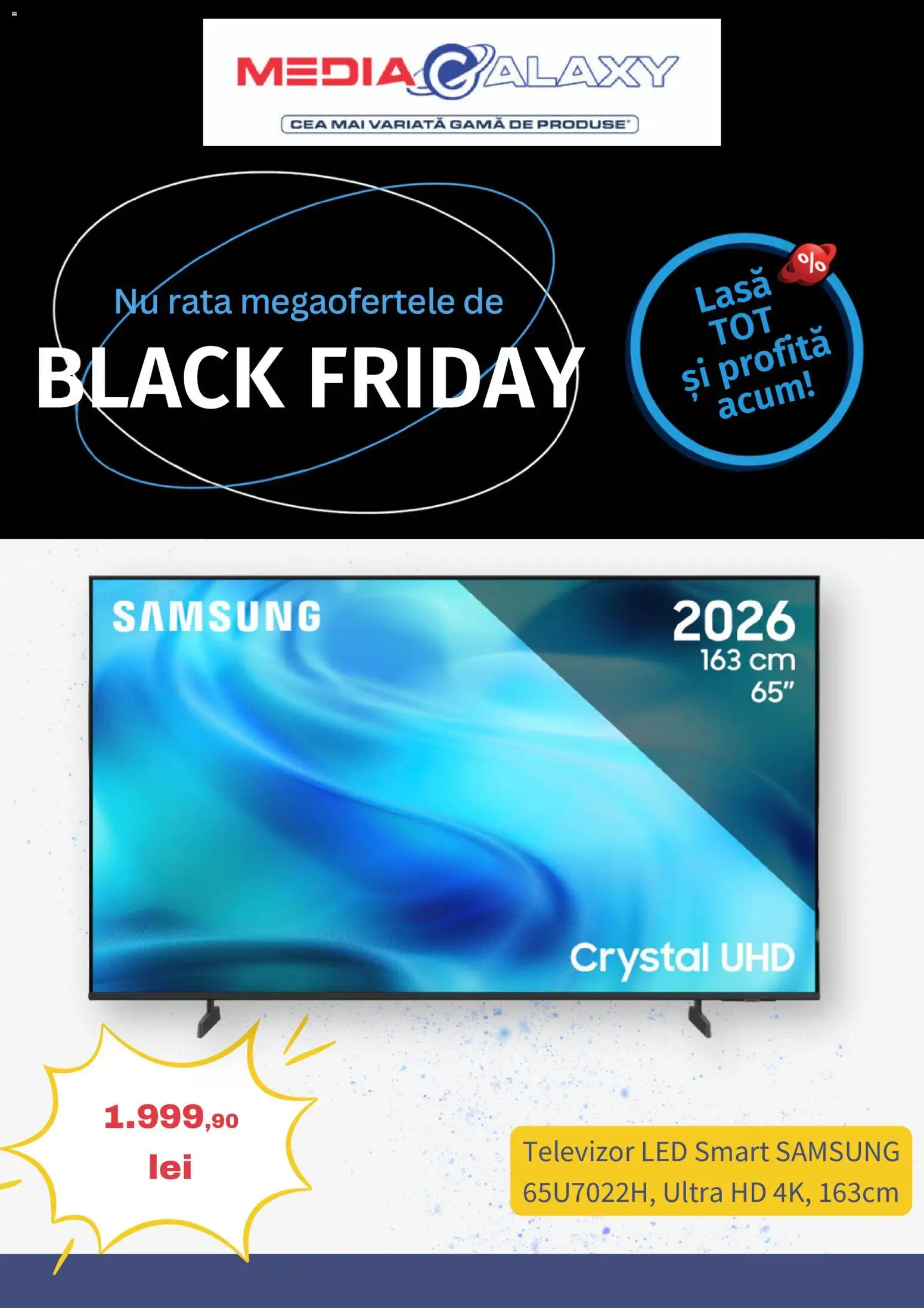 Previzualizarea de cataloage: Media Galaxy Media Galaxy Black Friday valabil de la 29.10.2026