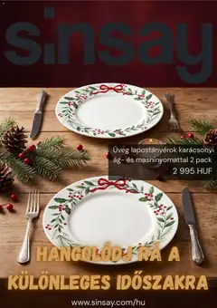 Sinsay - Sinsay akciós újság megtekintése, amely érvényes 2026.10.20.-től