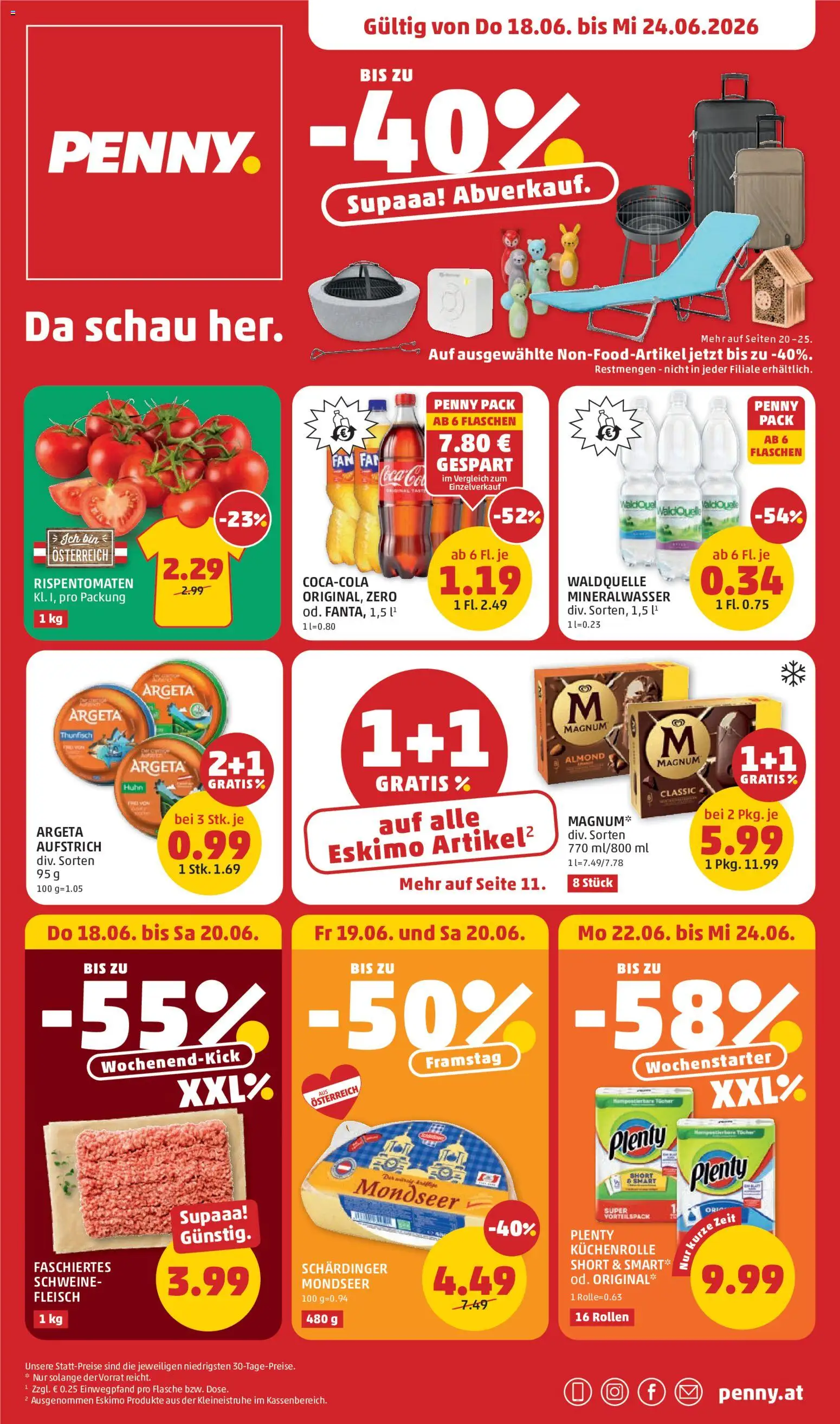 Vorschau der Angebote: Penny Markt Penny Markt Flugblatt gültig ab 18.06.2026