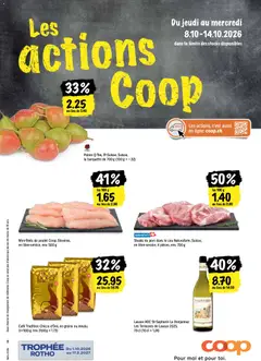 Vorschau des Merkblatts Coop aktionen FR vom Shop Coop gültig von 08.10.2026 bis 14.10.2026