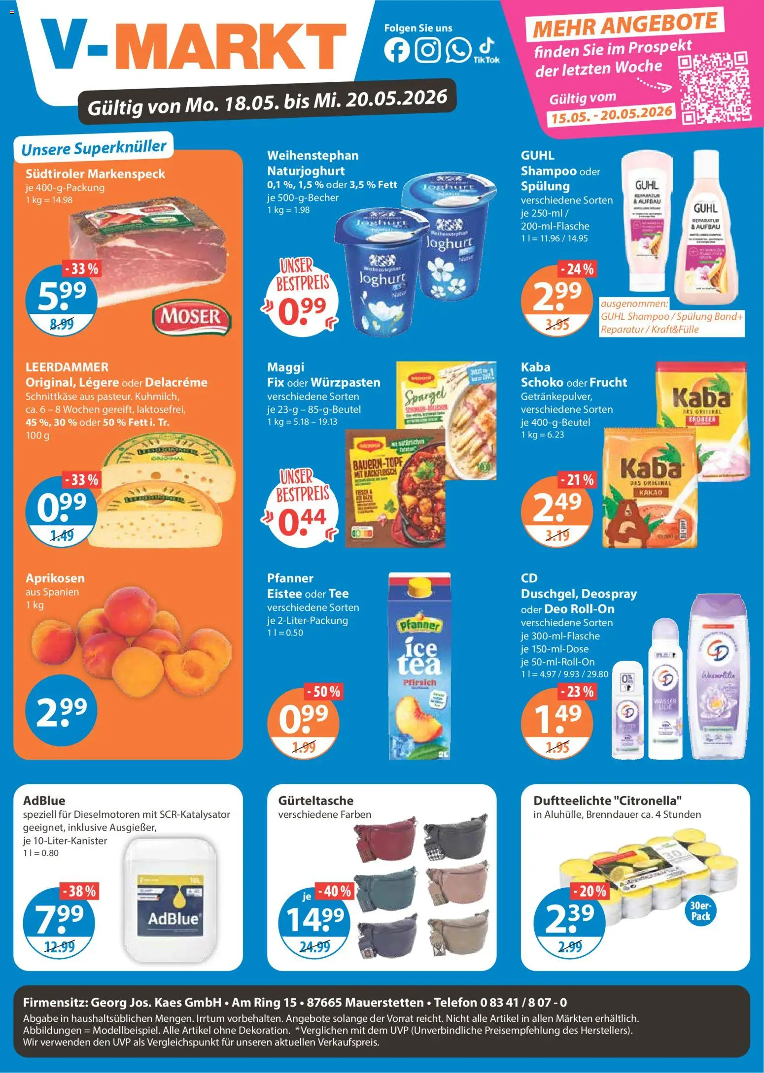 Vorschau von dem Prospekt des Geschäftes V-Markt, gültig ab dem 18.05.2026