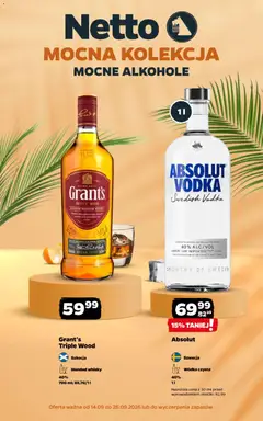 Pogląd gazetki "Netto gazetka - Mocne alkohole" ze sklepu Netto ważnej od 14.09.2026