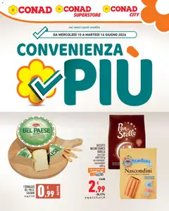 Anteprima dell'opuscolo Conad volantino Convenienza Più dal negozio Conad valido da 10/06/2026