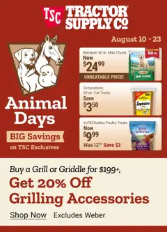 Preview of Tractor Supply weekly ads valid from 08/10/2026