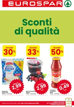 Anteprima dell'opuscolo Eurospar volantino Porto Garibaldi dal negozio Eurospar valido da 03/09/2026