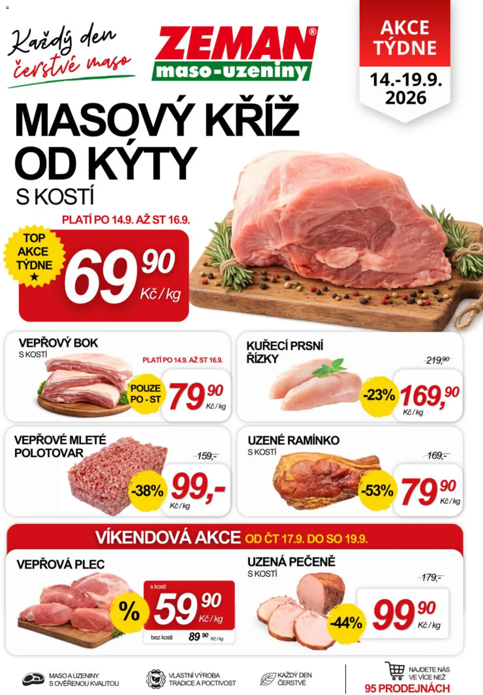 Náhled nabídky: Prodejny Zeman Prodejny Zeman leták platný od 14.09.2026