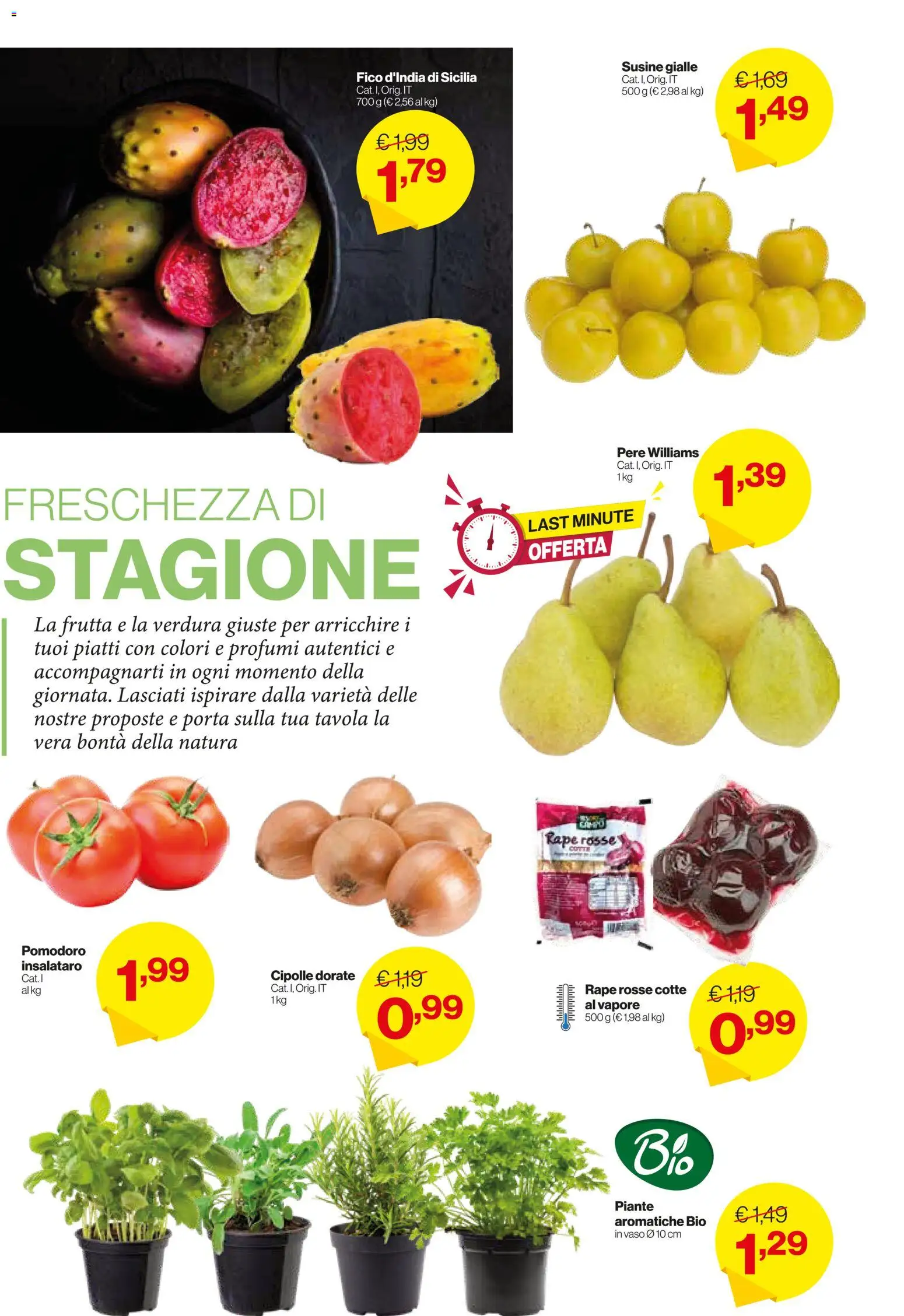 Anteprima dell'opuscolo IN's volantino dal negozio IN's valido da 09/09/2026 - Piatti, Frutta, Pomodoro, Porta, Profumi, Susine, Vaso, Pere