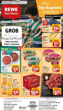 Vorschau von dem Prospekt des Geschäftes Rewe, gültig ab dem 05.10.2026