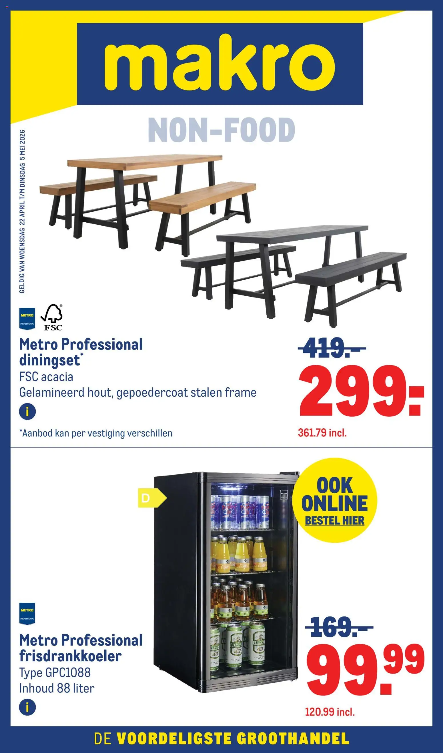 Voorbeeld van Makro folder - Non-Food van winkel Makro geldig vanaf 22-04-2026 - Kan