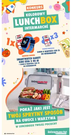 Pogląd gazetki "Intermarche konkurs - Kolorowy Lunchbox Intermarche" ze sklepu Intermarche ważnej od 01.09.2026