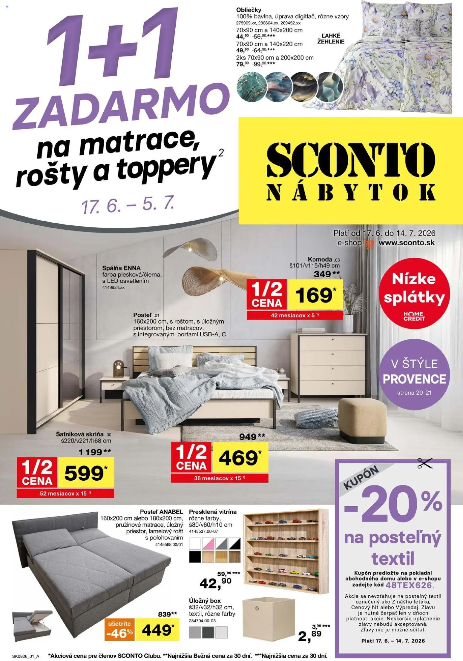 Náhľad Sconto nábytok letáku platného od 17.06.2026