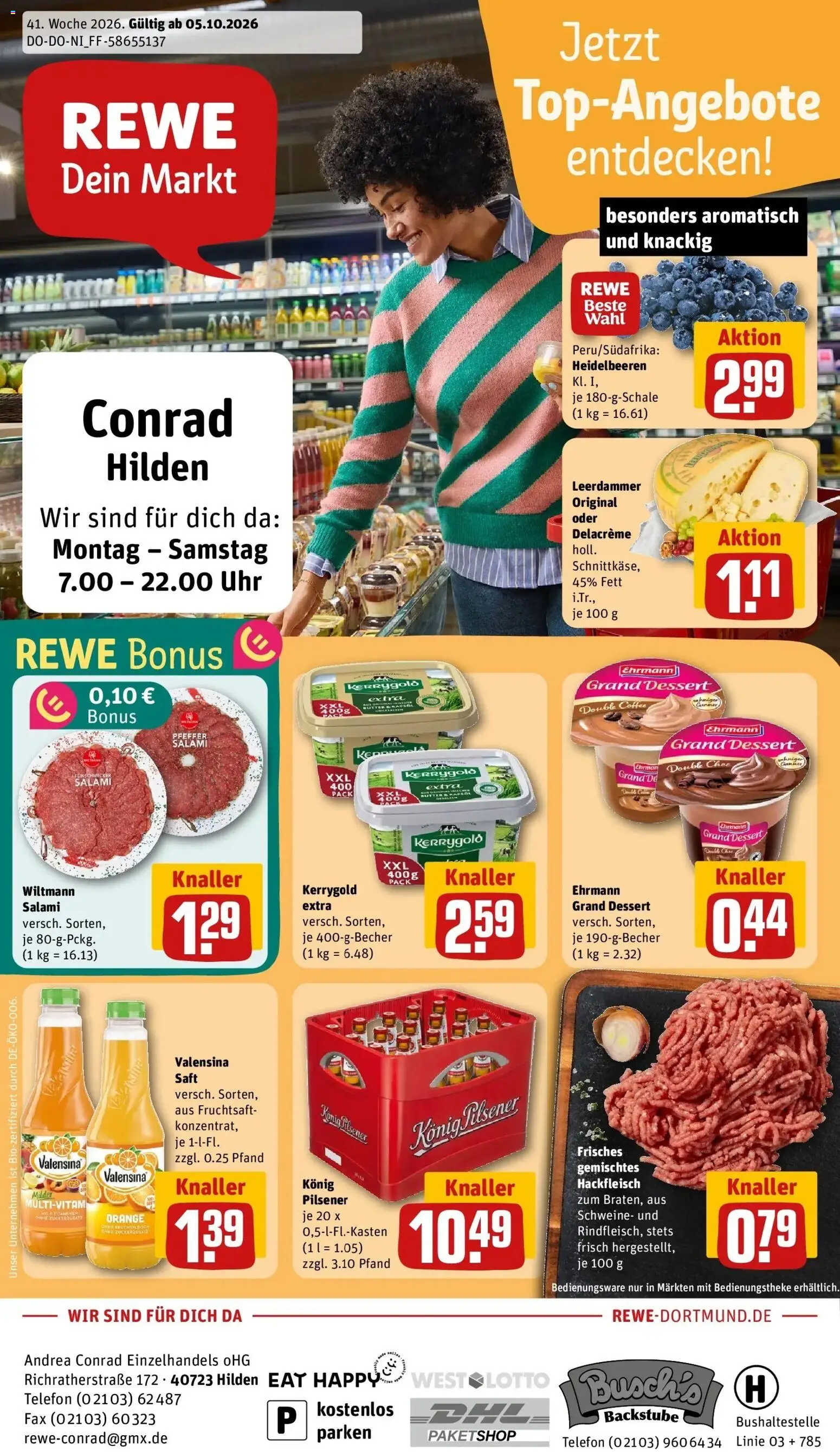 Vorschau von dem Prospekt des Geschäftes Rewe, gültig ab dem 05.10.2026