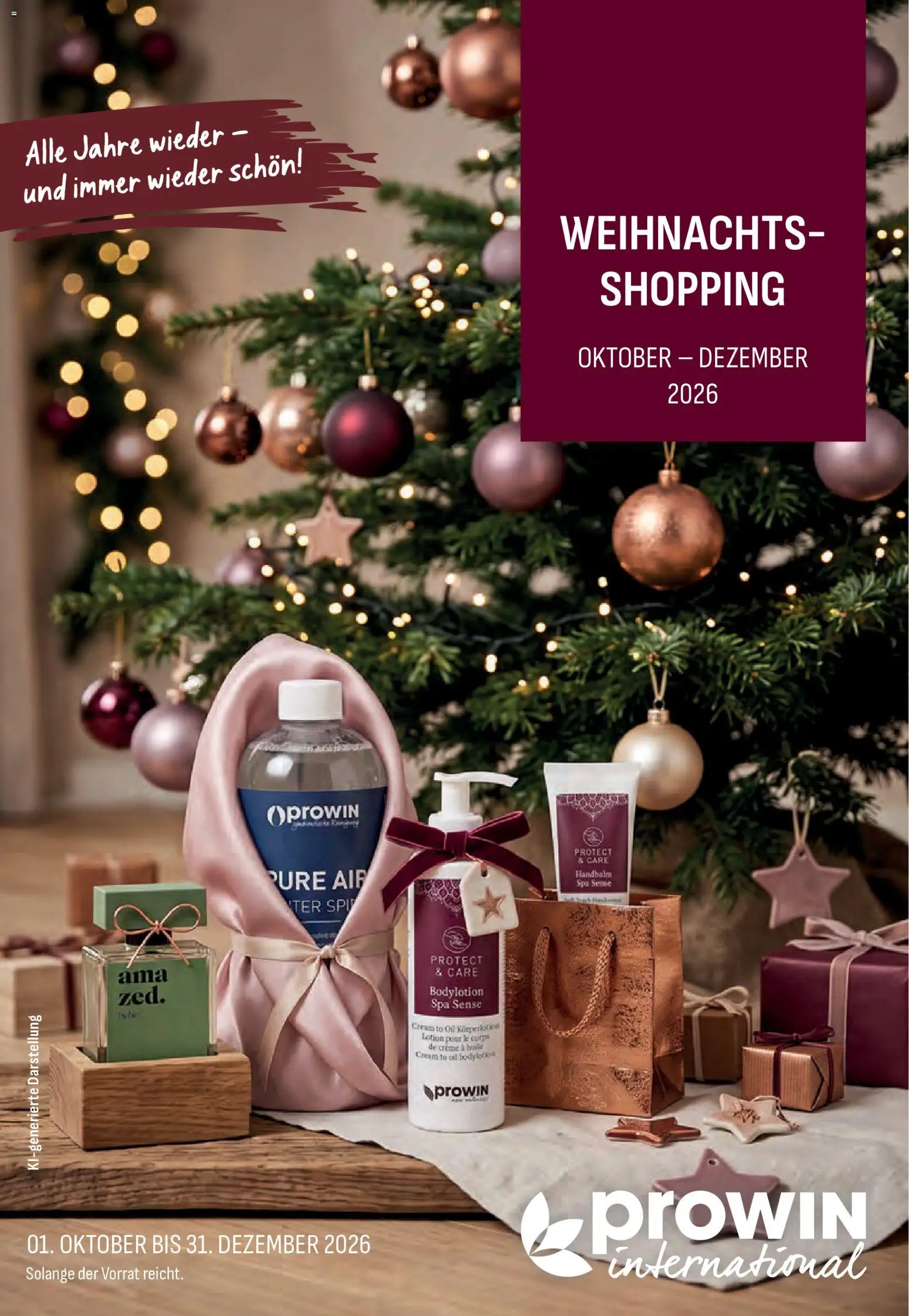 Vorschau von dem Prospekt des Geschäftes Prowin, gültig ab dem 01.10.2026 - Creme
