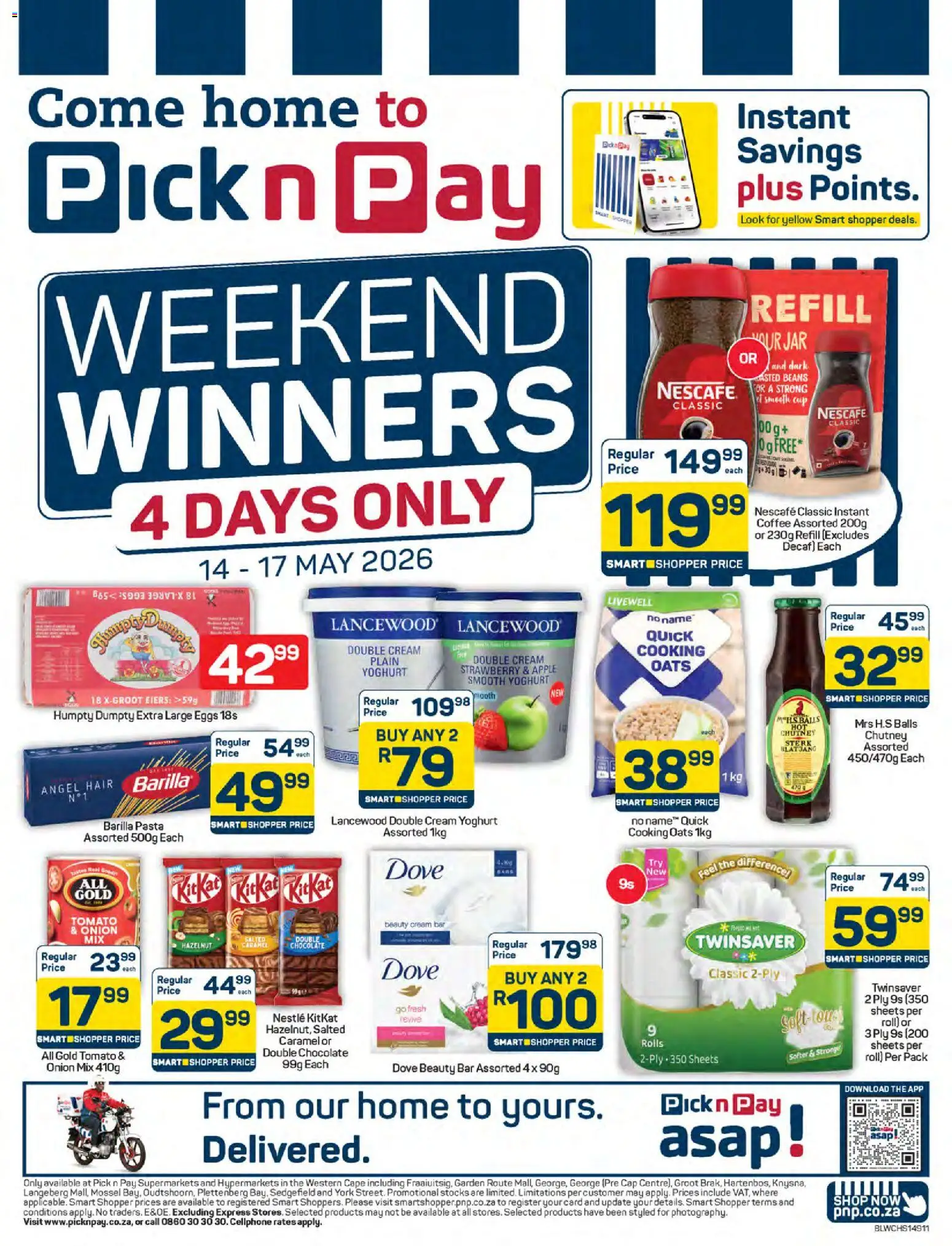 Preview of Pick n Pay flyer valid from 14/05/2026