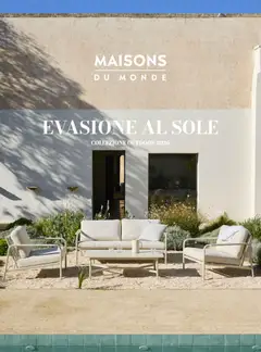 Anteprima dell'opuscolo Maisons du Monde volantino Outdoor dal negozio Maisons du Monde valido da 12/03/2026
