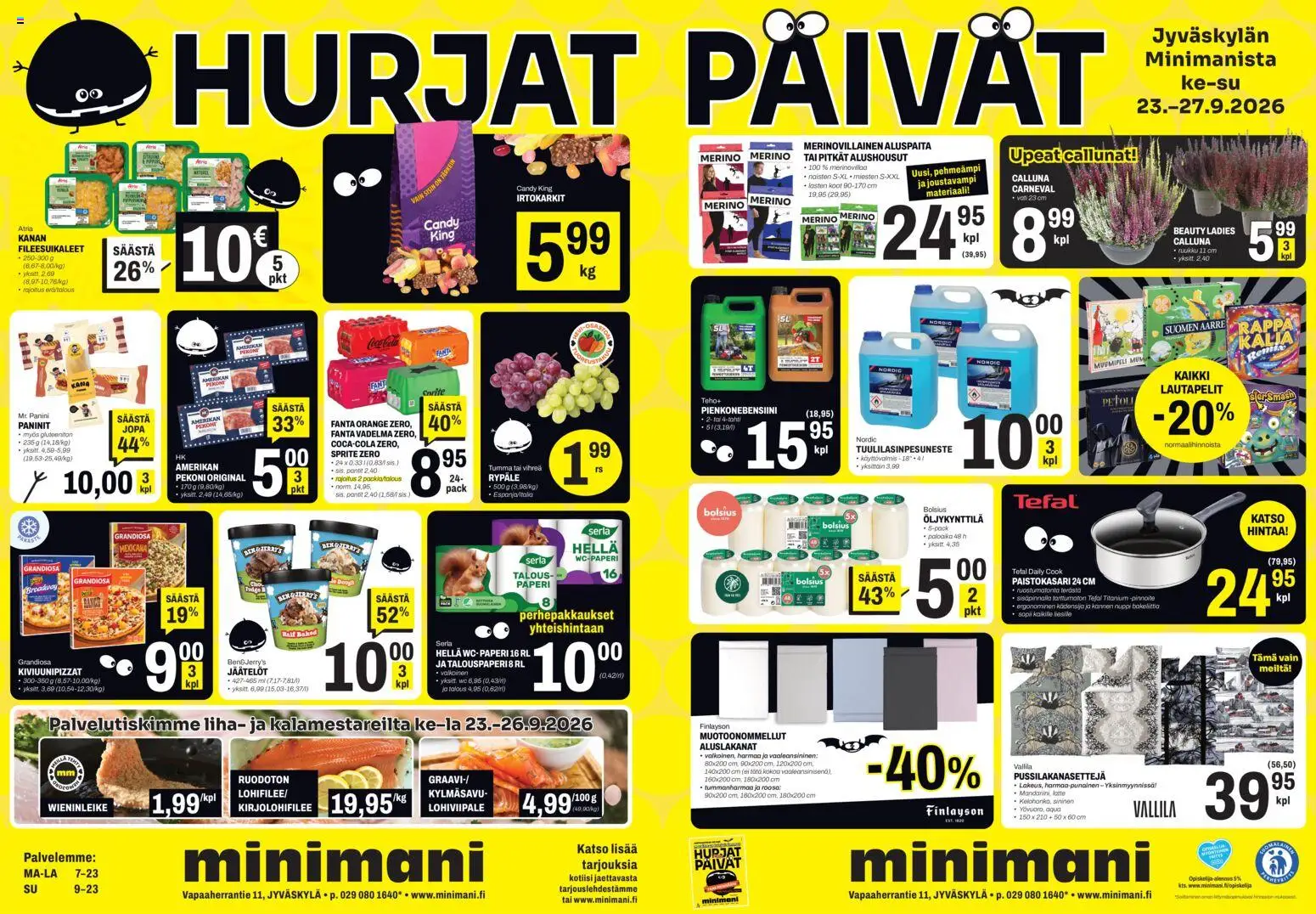 Kaupan Minimani Minimani tarjoukset Jyväskylä esikatselu, voimassa 23/09/2026