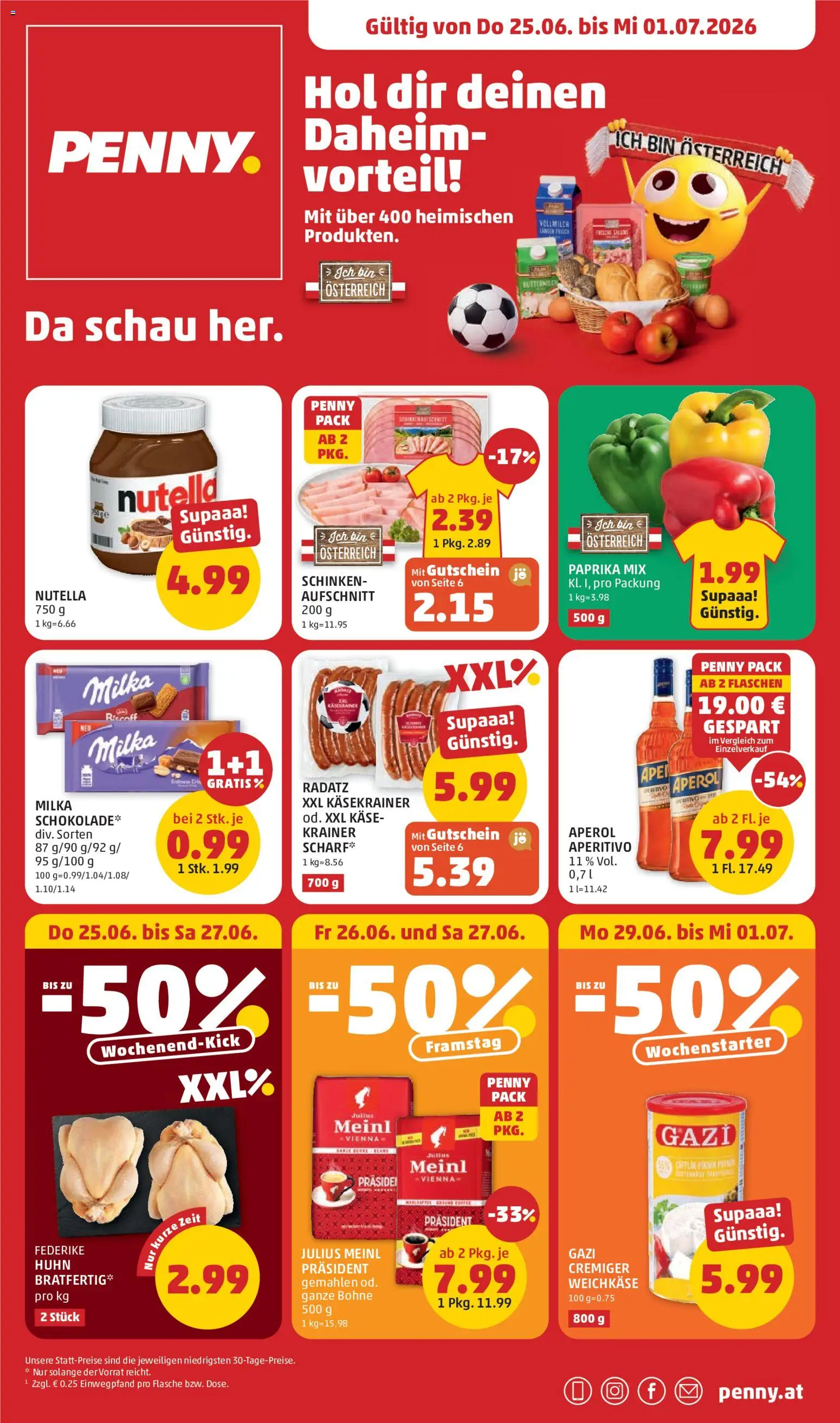 Vorschau der Angebote: Penny Markt Penny Markt Flugblatt gültig ab 25.06.2026