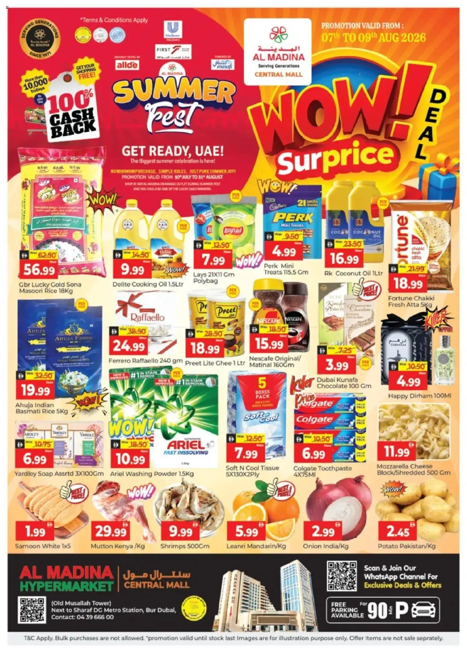 Preview of the catalogue Al Madina catalogue wow deal suprise of store Al Madina valid from 7 Aug, 2026