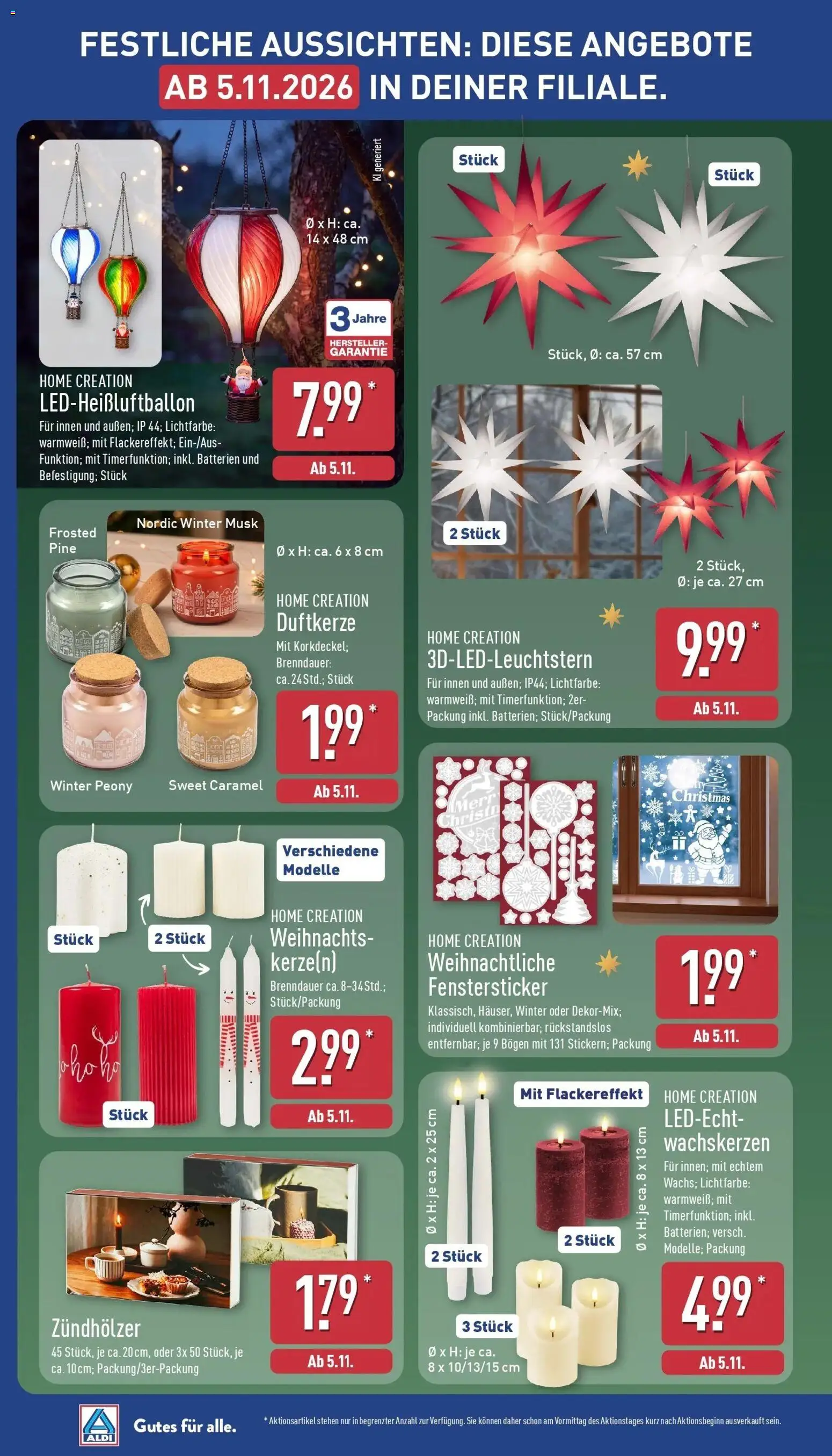 Vorschau von dem Prospekt des Geschäftes Aldi, gültig ab dem 26.10.2026