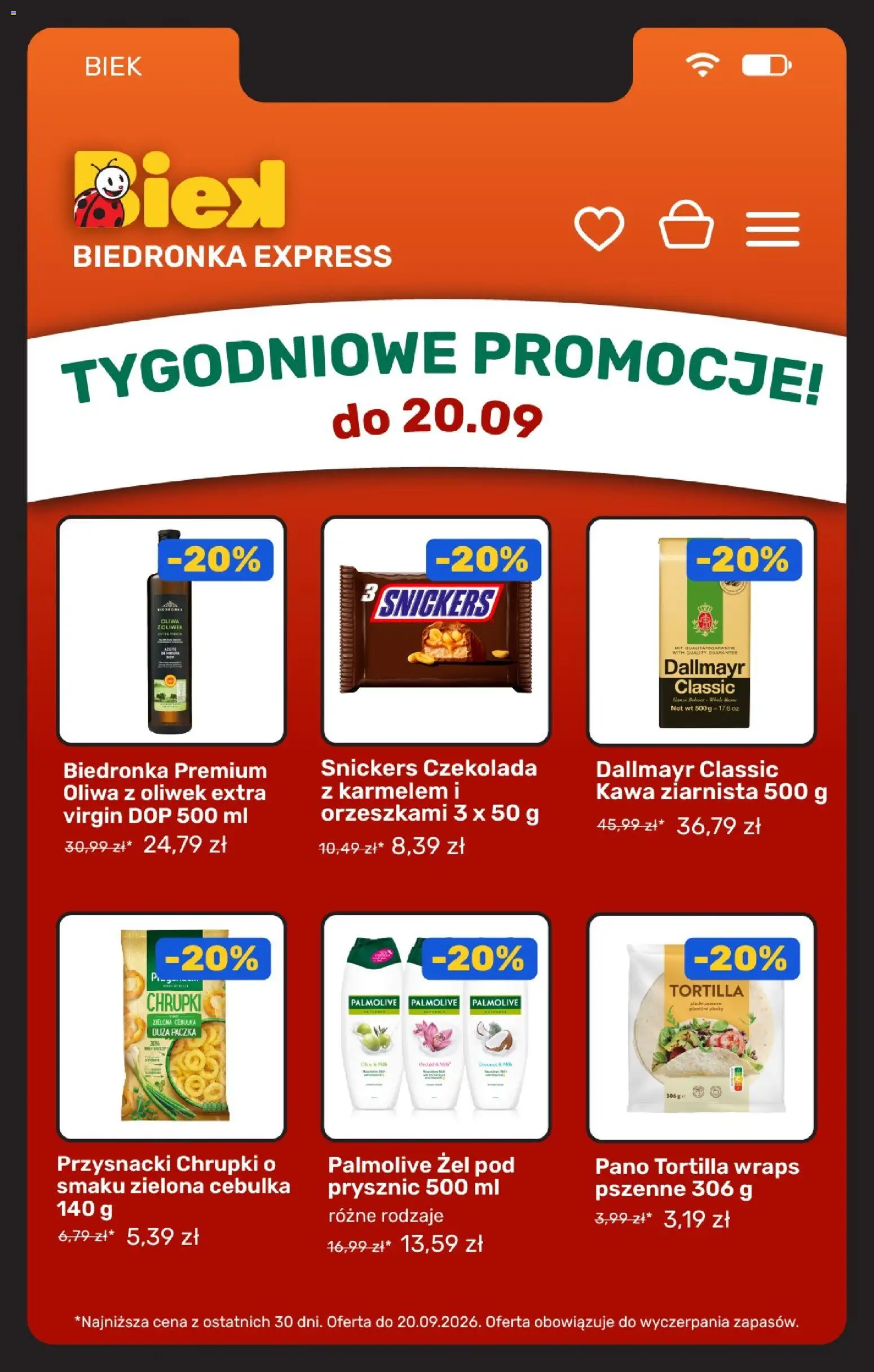 Pogląd gazetki "Biedronka gazetka - Biek" ze sklepu Biedronka ważnej od 18.09.2026