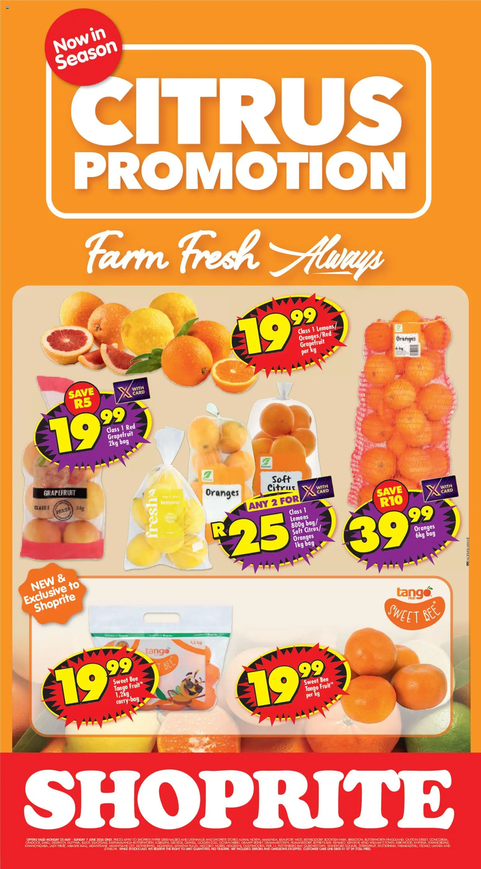 Preview of Shoprite flyer valid from 25/05/2026