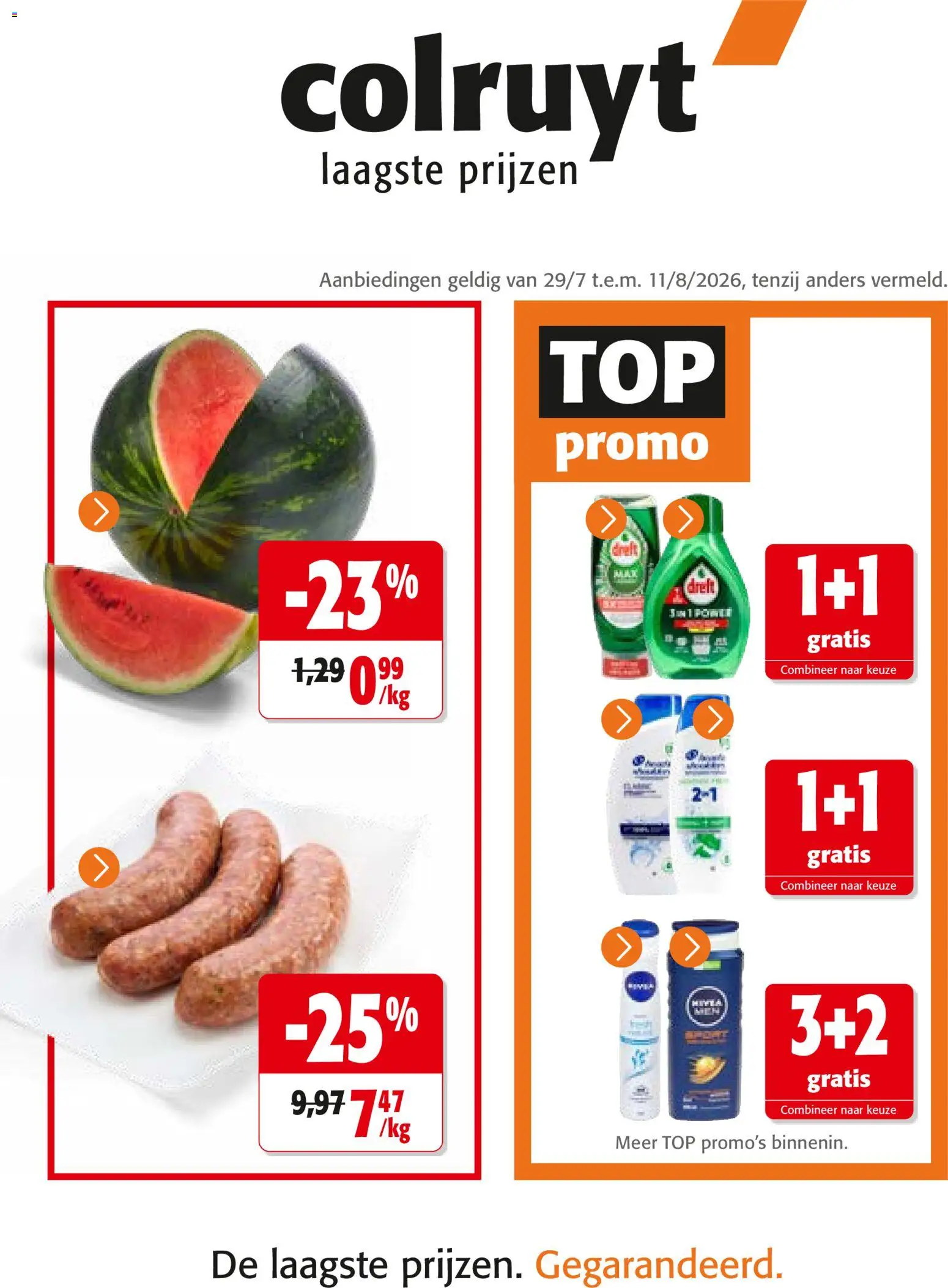 Voorbeeld van Colruyt Folder / Publicité van winkel Colruyt geldig vanaf 29/07/2026