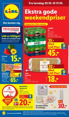 Eksempel på tilbudsavis Lidl - Tilbudsavis fra butik Lidl gyldig fra 25/10/2026