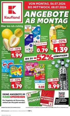 Vorschau von dem Prospekt des Geschäftes Kaufland, gültig ab dem 06.07.2026