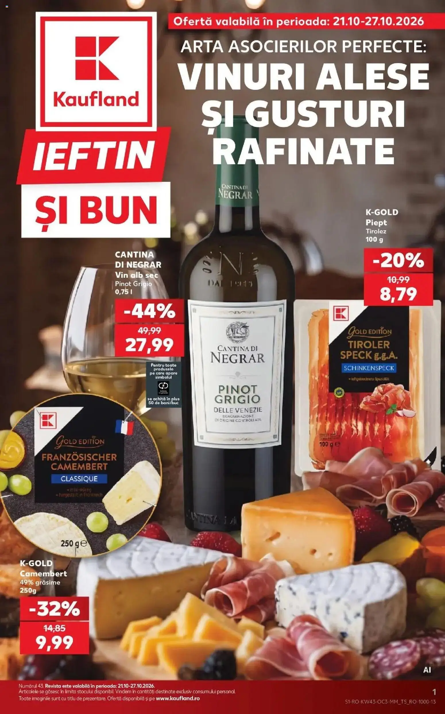 Catalog Kaufland de la 21.10.2026 - Revista "Kaufland Domnesti" - Pagină 1