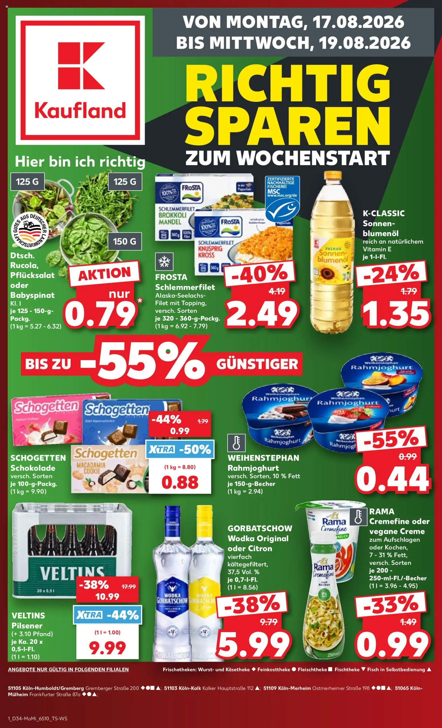Vorschau von dem Prospekt des Geschäftes Kaufland, gültig ab dem 17.08.2026