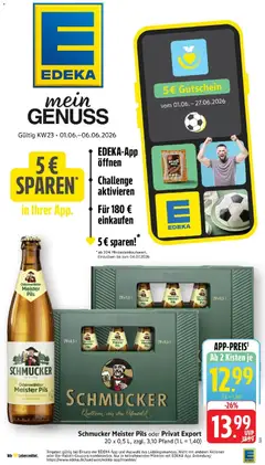 Vorschau von dem Prospekt des Geschäftes Edeka, gültig ab dem 01.06.2026