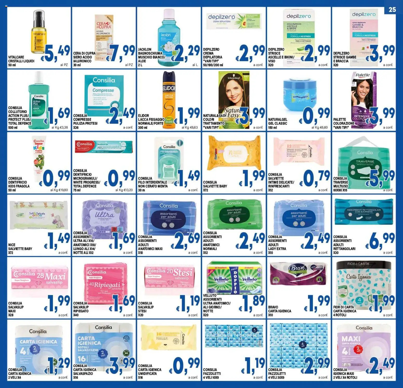 Anteprima dell'opuscolo DEM volantino Carrello Stop Rincari dal negozio DEM valido da 19/10/2026 - Bikini, Collutorio, Bagnoschiuma, Assorbenti, Dentifricio, Fazzoletti, Salvaslip, Lacca