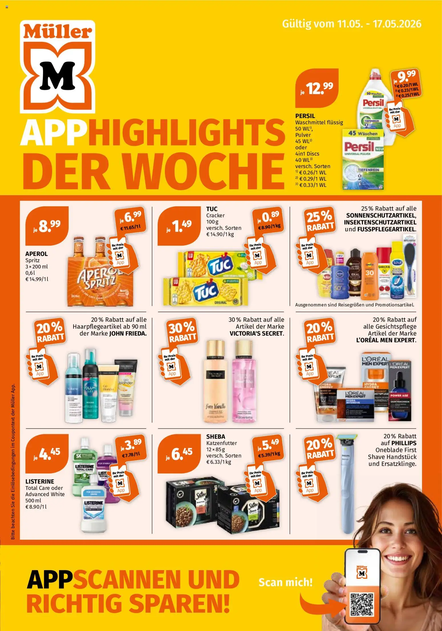 Vorschau von dem Prospekt des Geschäftes Müller, gültig ab dem 11.05.2026
