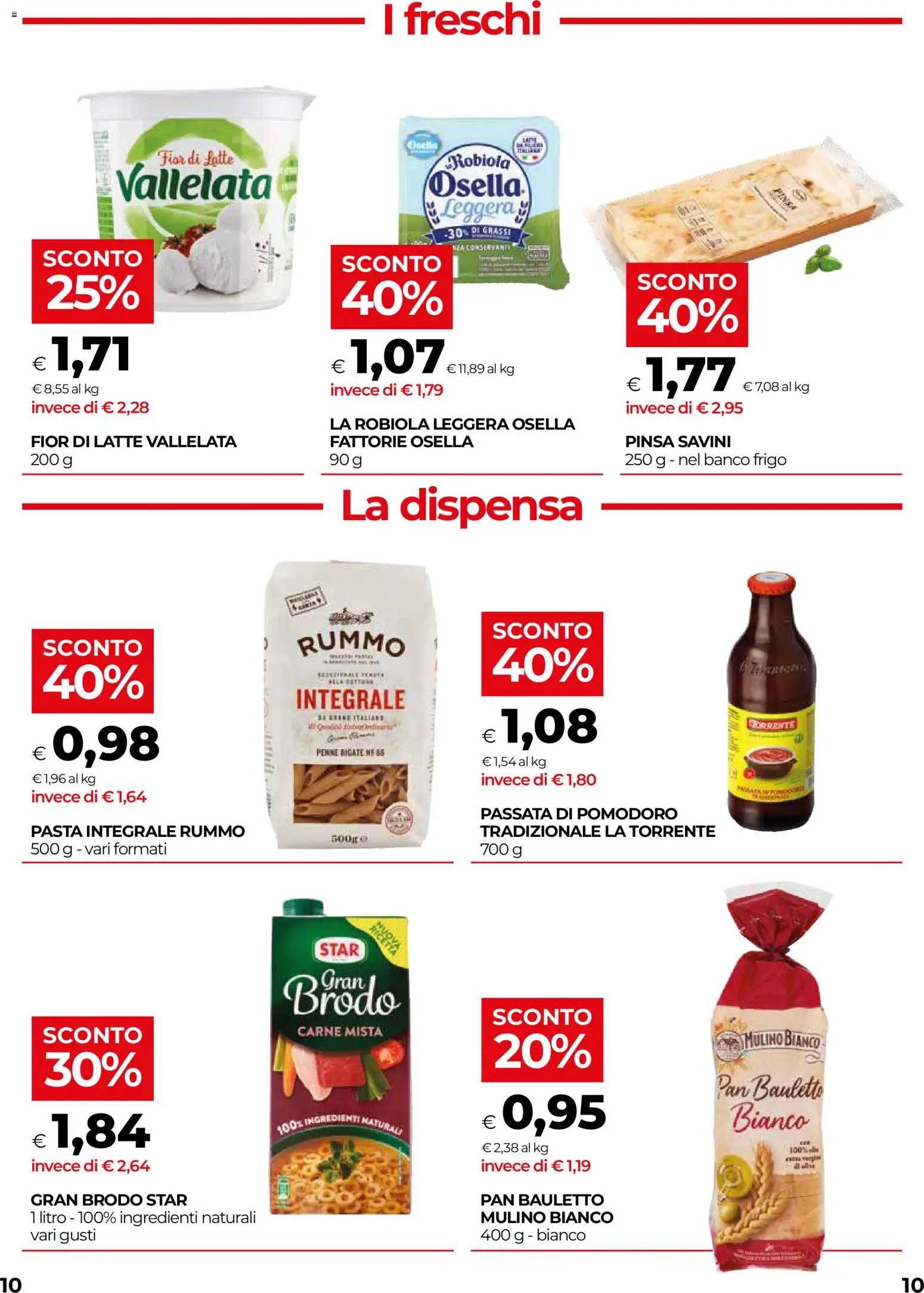 Anteprima dell'opuscolo COOP volantino Firenze dal negozio COOP valido da 29/10/2026 - Pasta, Latte, Carne, Pomodoro, Penne, Robiola, Ingredienti, Rummo